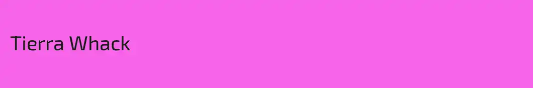 Tierra Whack